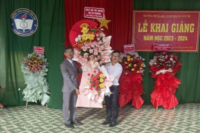 Trường THCS Hoàng Văn Thụ tổ chức khai giảng năm học 2023-2024